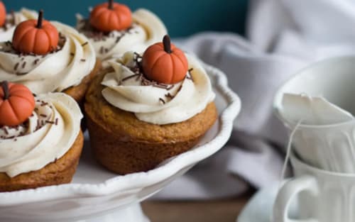  Pumpkin cupcakes