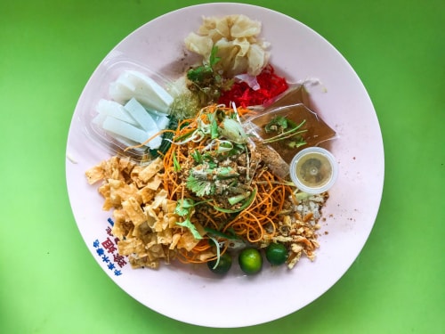 Singapore’s Festive Raw Fish Salad