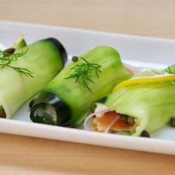 Cucumber Lox Rolls