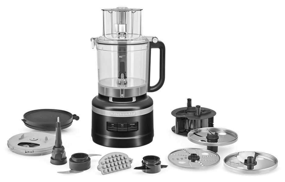 KitchenAid 11 cup Food Processor with attachment kit good