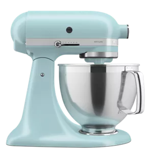 Artisan Series 5 Quart Tilt Head Stand Mixer with Premium Accessory Pack Mineral Water Blue KSM195PSMI KitchenAid