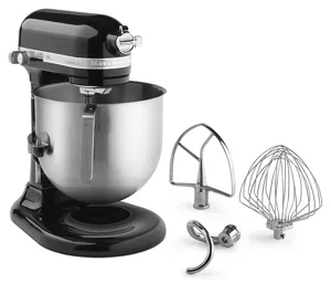 NSF Certified Commercial Series 8 Quart Bowl Lift Stand Mixer Onyx Black KSM8990OB KitchenAid