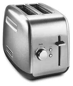 KitchenAid 2 Slice Manual Lift Lever Toaster Brushed Stainless