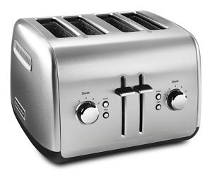 4-Slice Toaster with Manual High-Lift Lever