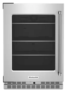 KitchenAid Stainless Steel 2024 Mini Fridge in Black