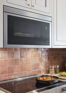 Built in deals microwave above oven